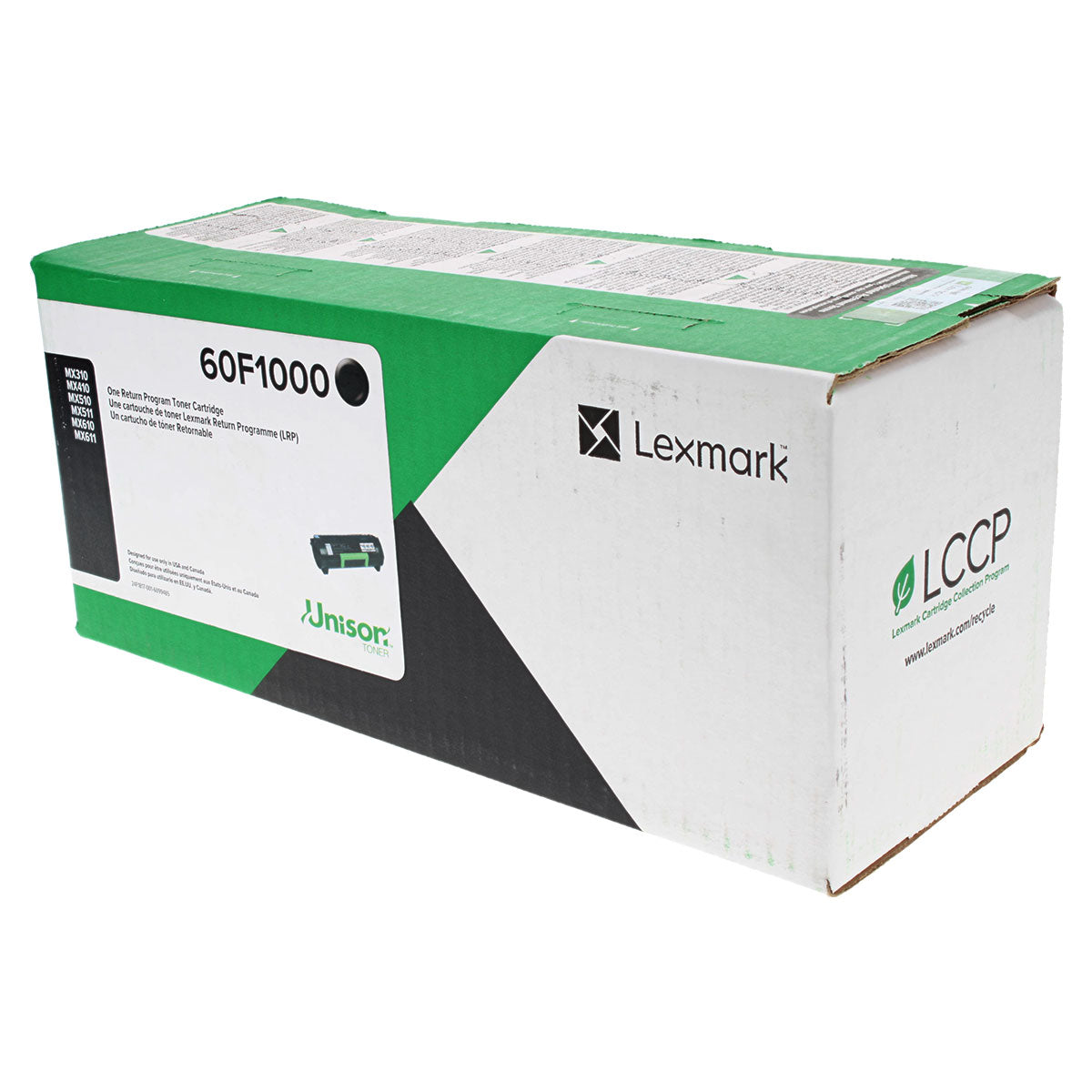Lexmark (60F1000) Toner Cartridge, Black 2.5K Yield, Return Program
