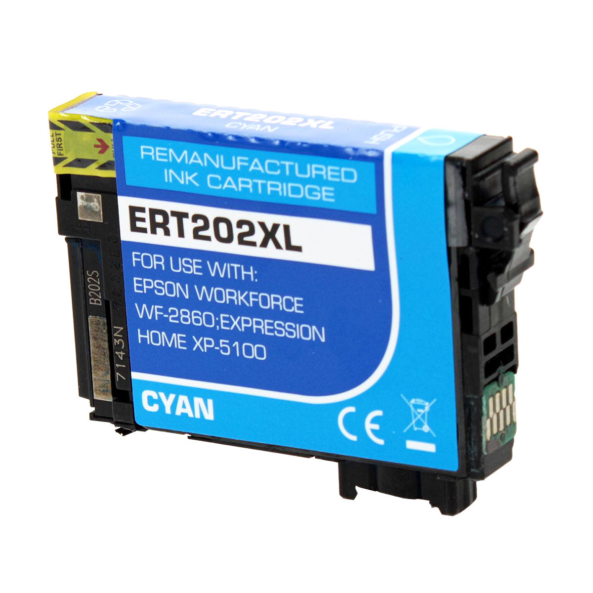 Epson 202XL Remanufactured Toner Cartridge Cyan 470 High Yield