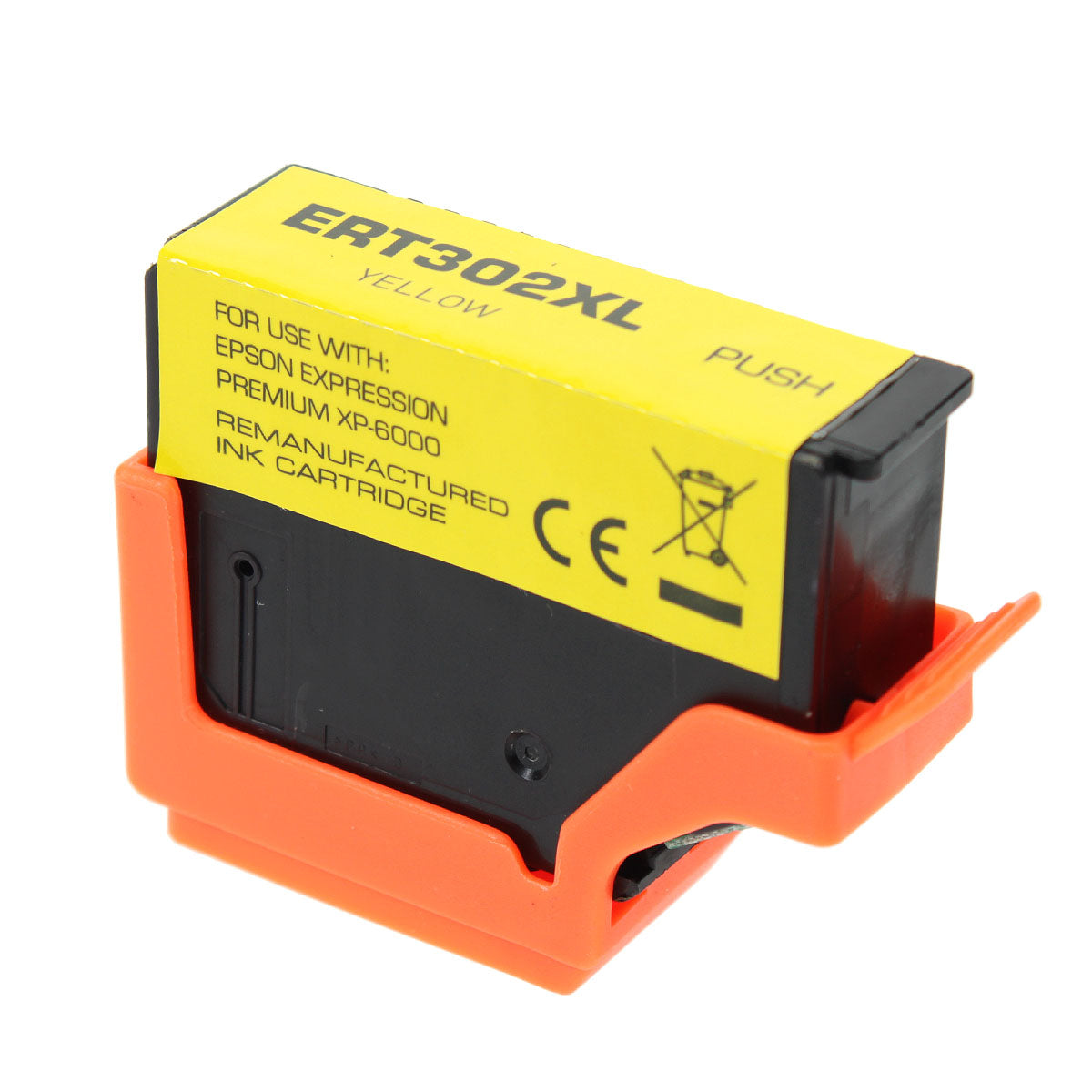 Epson 302XL Remanufactured Toner Cartridge Yellow 550 High Yield