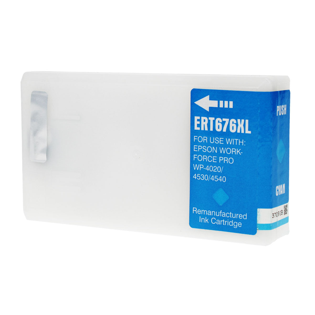 Epson 676XL Remanufactured Toner Cartridge Cyan 1.2K High Yield