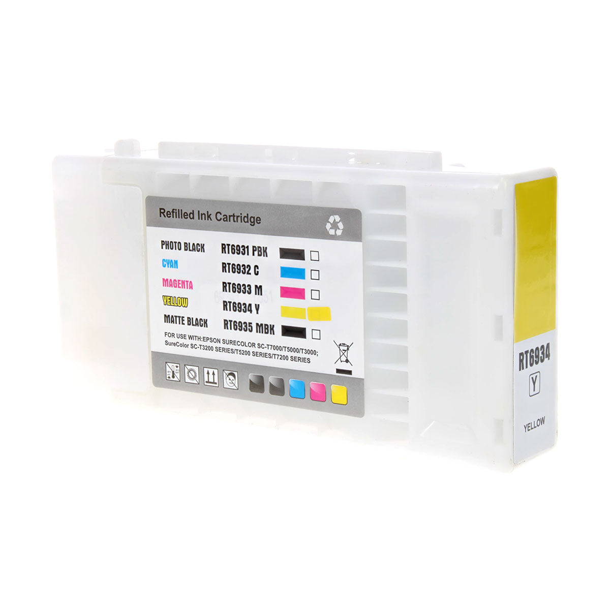 Epson 693 Remanufactured Toner Cartridge Yellow 350Ml