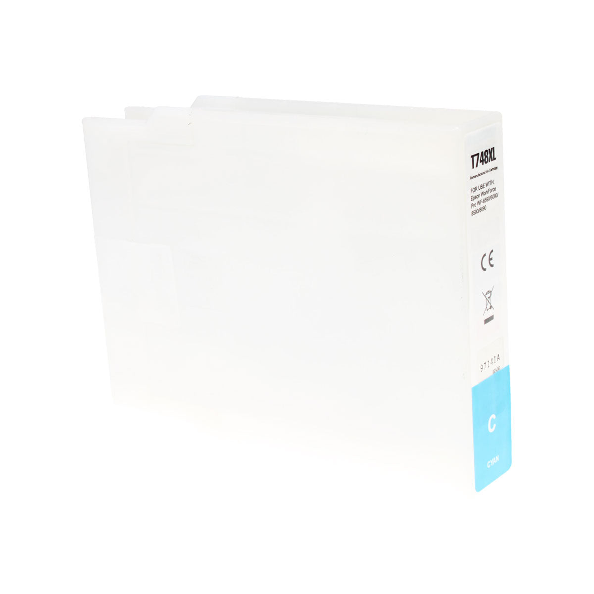 Epson 748XL Remanufactured Toner Cartridge Cyan 4K High Yield