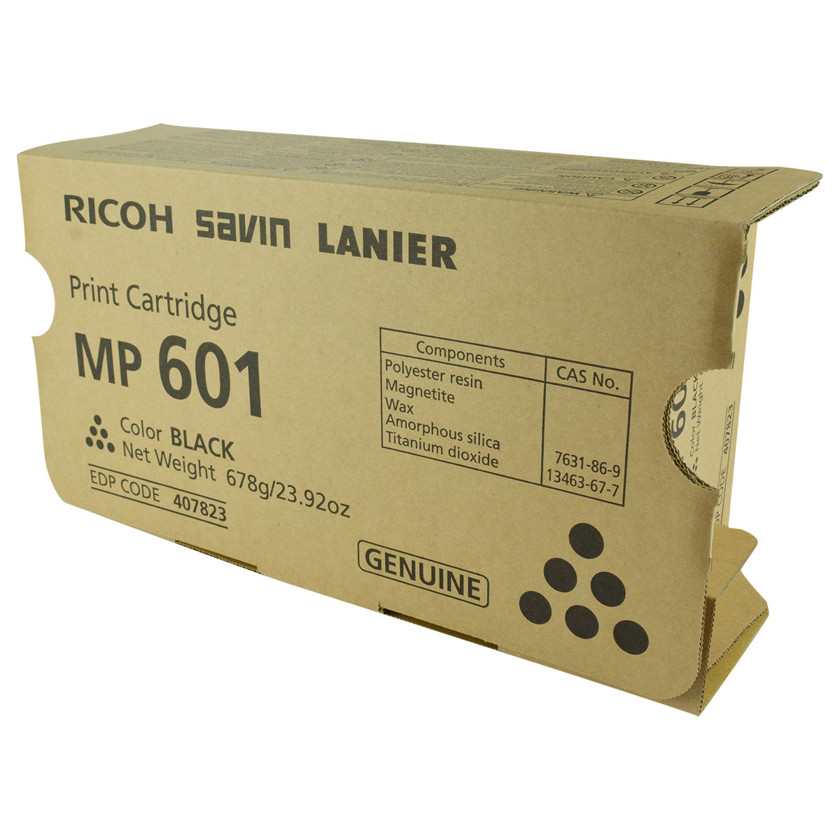 Ricoh (407823) Toner Cartridge, Black 25K Yield