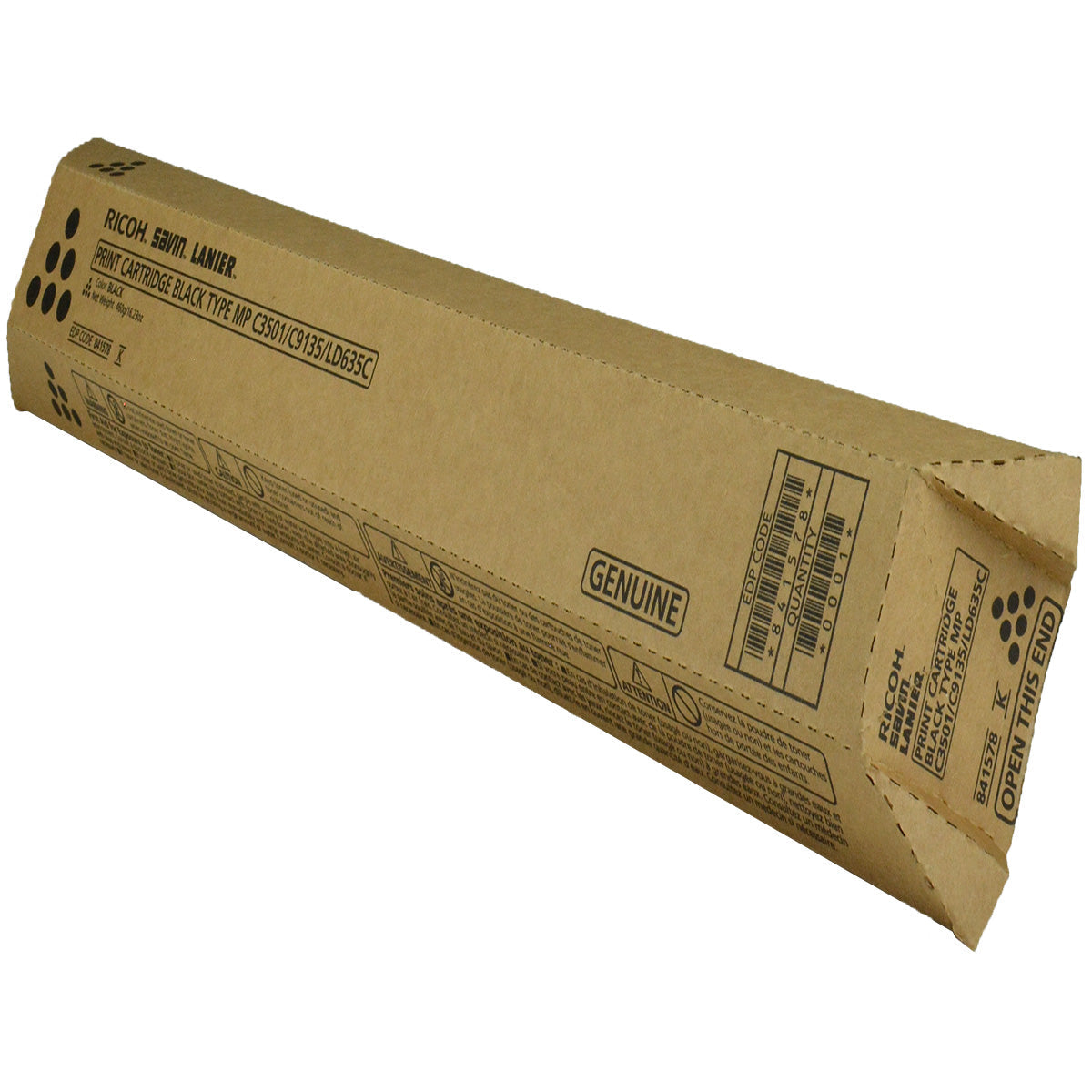 Ricoh 842490 (841578) Toner Cartridge, Black 22.5K Yield
