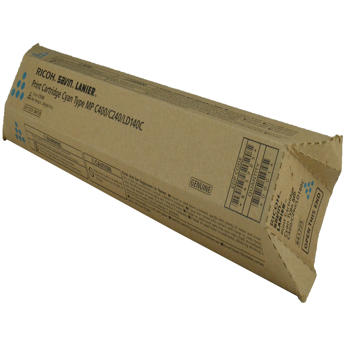 Ricoh (841725) Toner Cartridge, Cyan 10K Yield