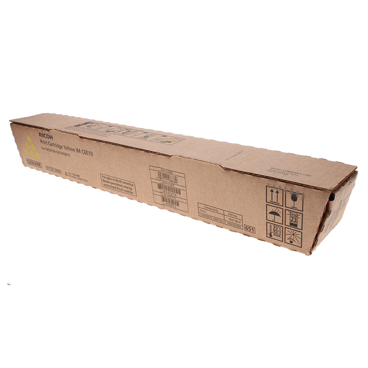Ricoh ( 842527) Toner Cartridge, Yellow 28K Yield