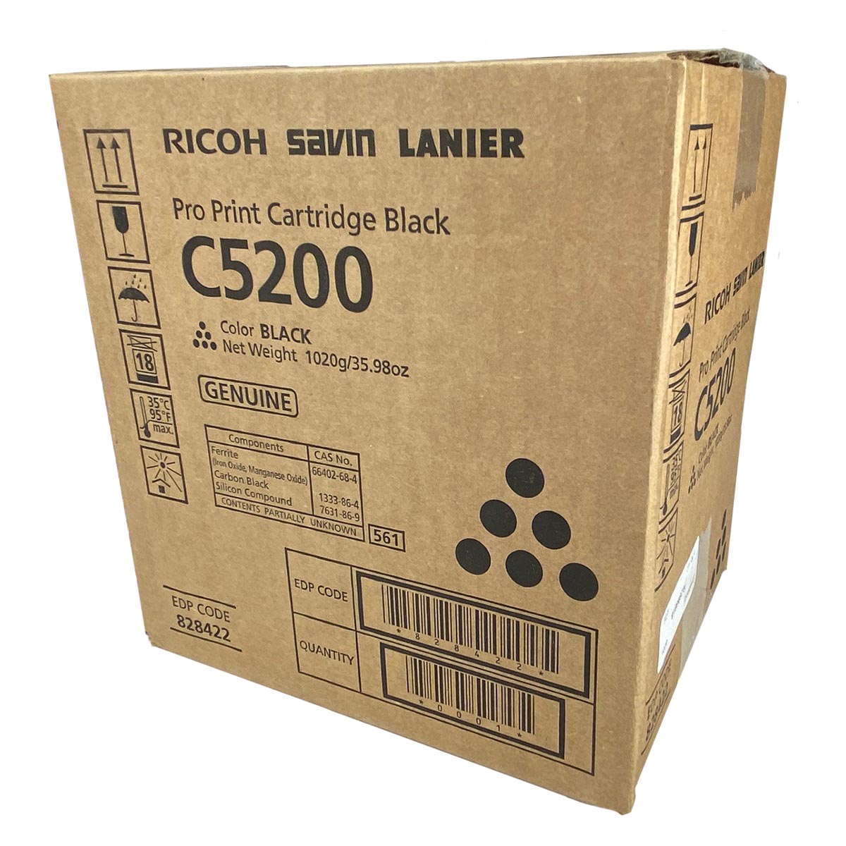 Ricoh (828422) Toner Cartridge, Black 33K Yield