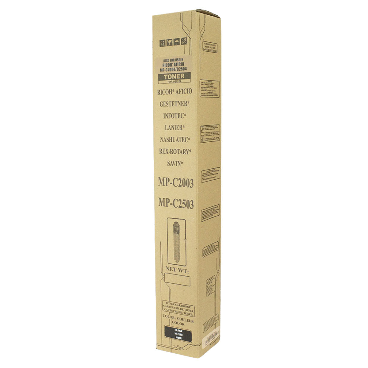 Ricoh MP C2503 Remanufactured Toner Cartridge Black 15K High Yield