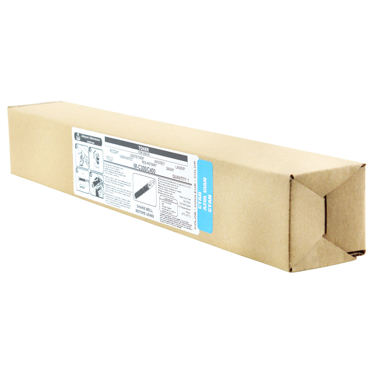 Ricoh IM C300 Remanufactured Toner Cartridge Cyan 6K Yield