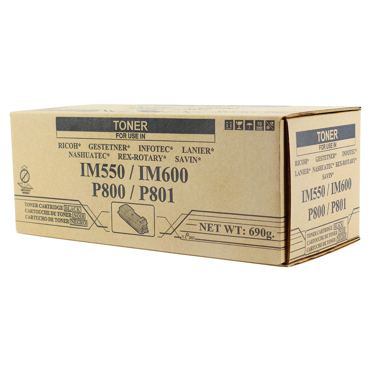 Ricoh IM 600 Remanufactured Toner Cartridge Black 25.5K Yield