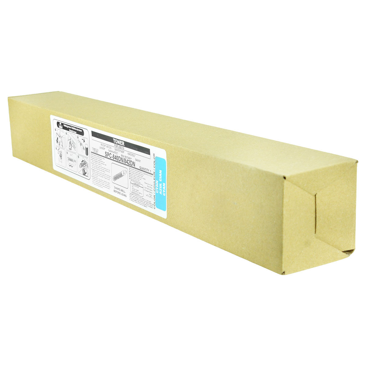 Ricoh SP840A Remanufactured Toner Cartridge Cyan 34K Yield