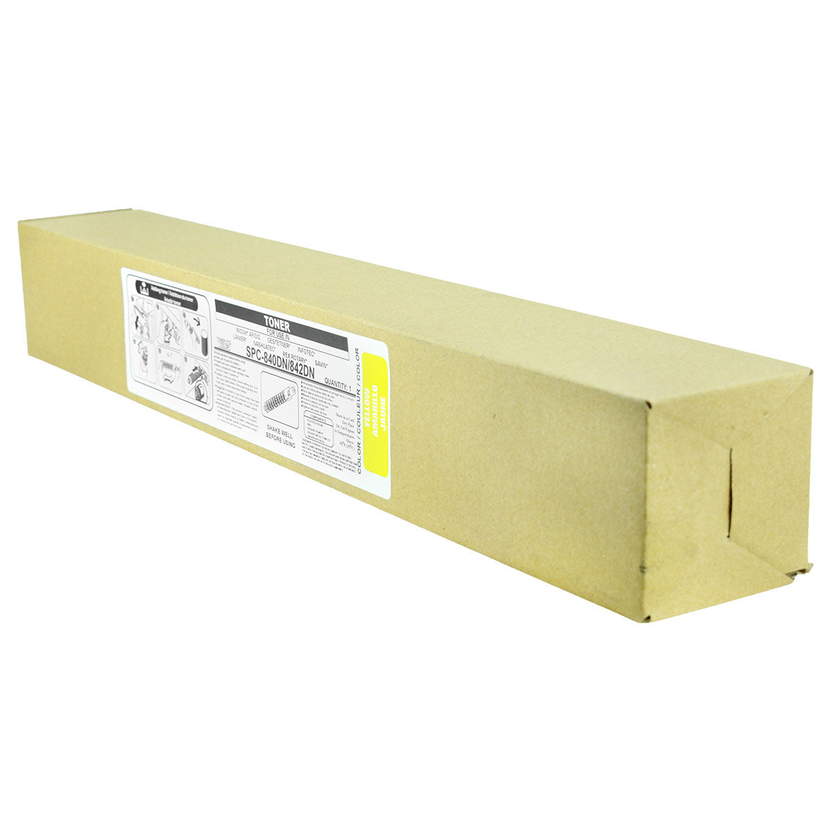 Ricoh SP840A Remanufactured Toner Cartridge Yellow 34K Yield