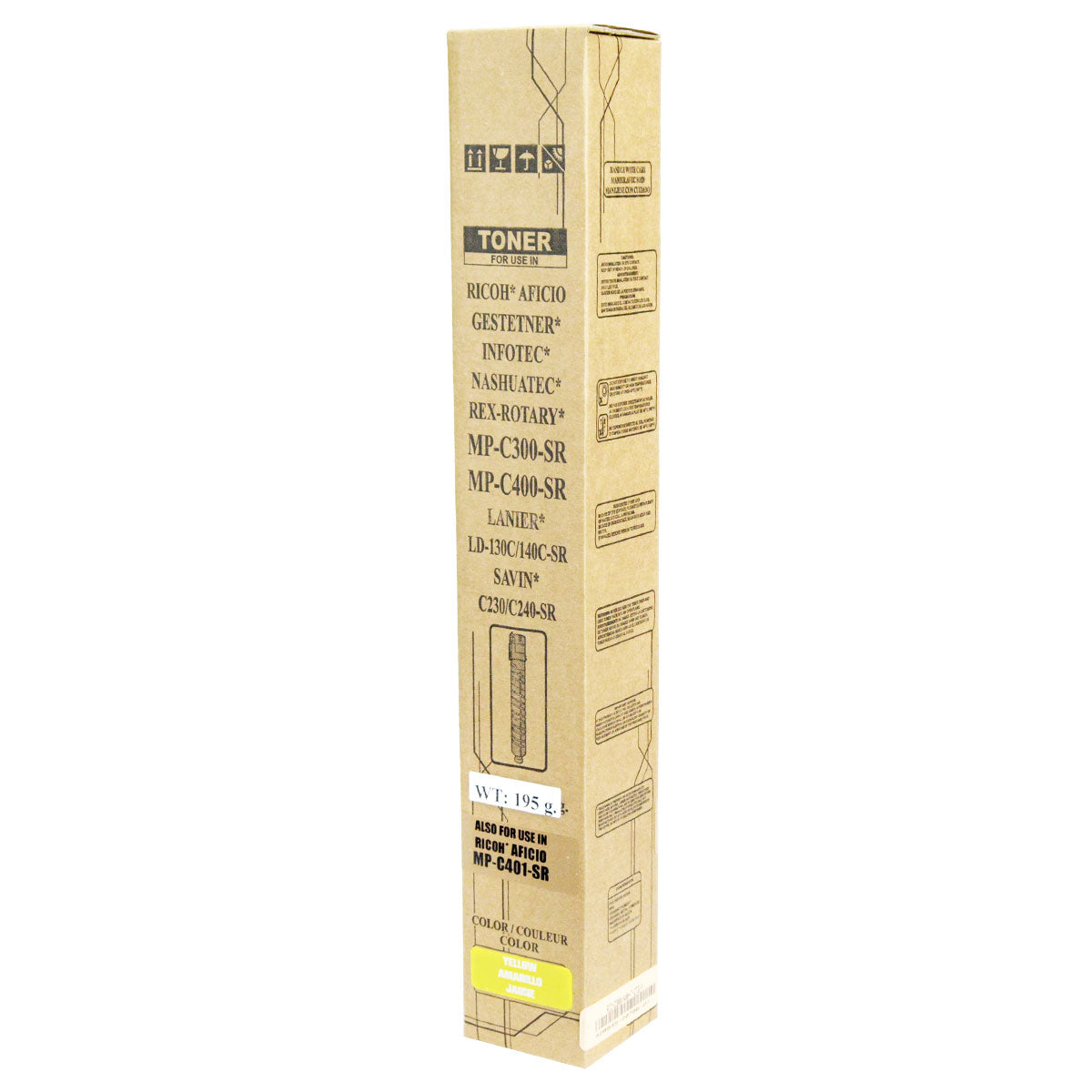 Ricoh MP C400 Remanufactured Toner Cartridge Yellow 10K Yield