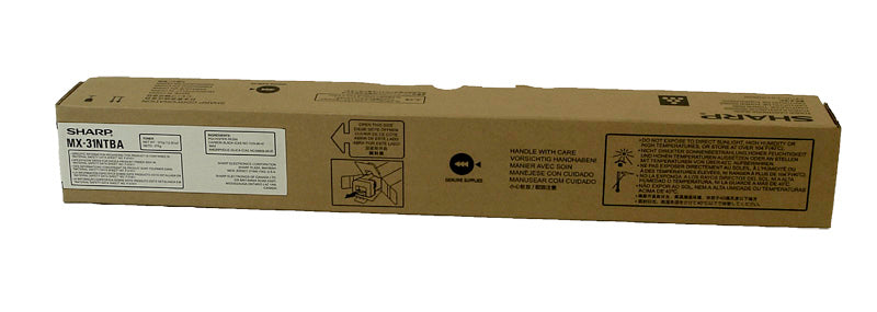 Sharp MX-31NTBA Toner Cartridge, Black 18K Yield
