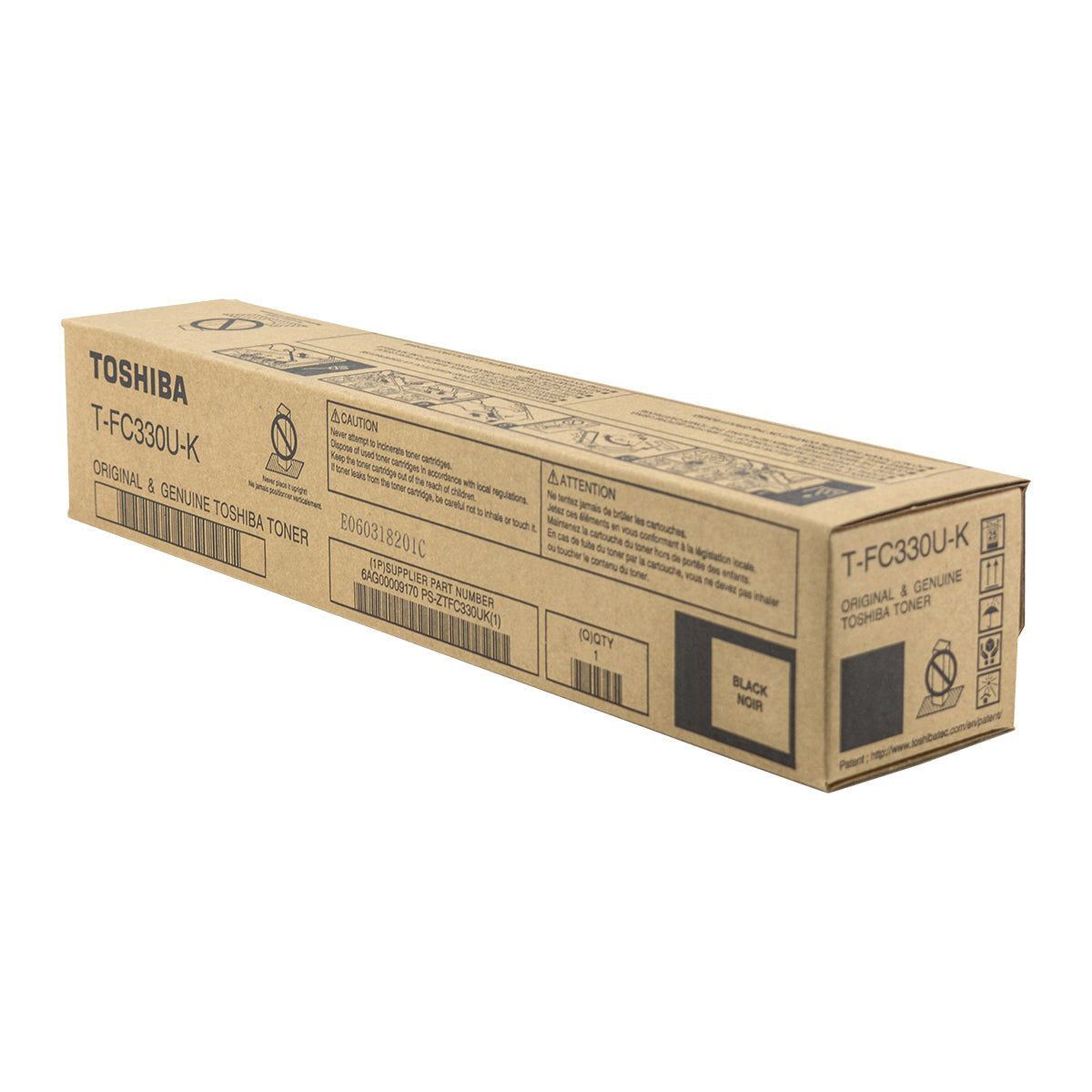 Toshiba T-FC330U-K (TFC330UK) Toner Cartridge, Black 18.4K Yield