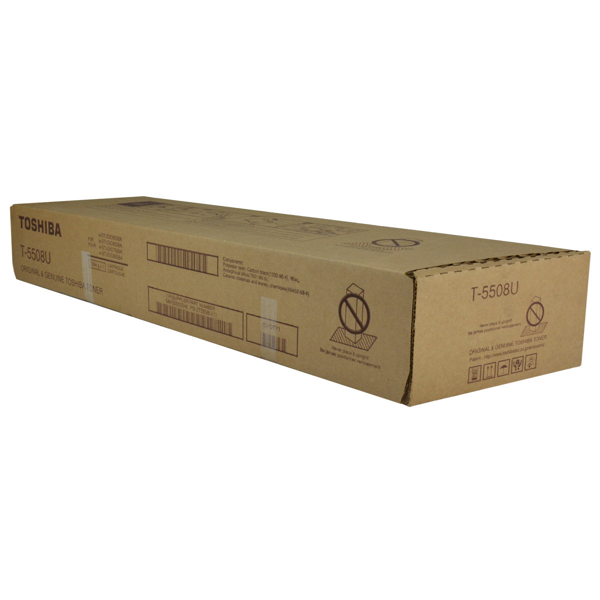 Toshiba T-5508U (T5508U) Toner Cartridge, Black 106.6K Yield
