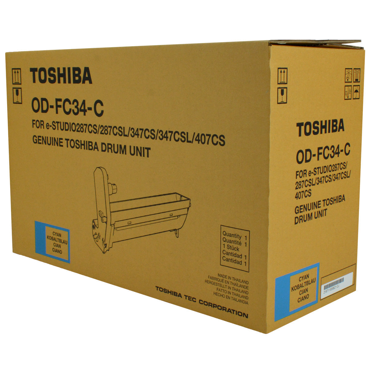 Toshiba OD-FC34-C (ODFC34C) Drum Unit, Cyan 30K Yield
