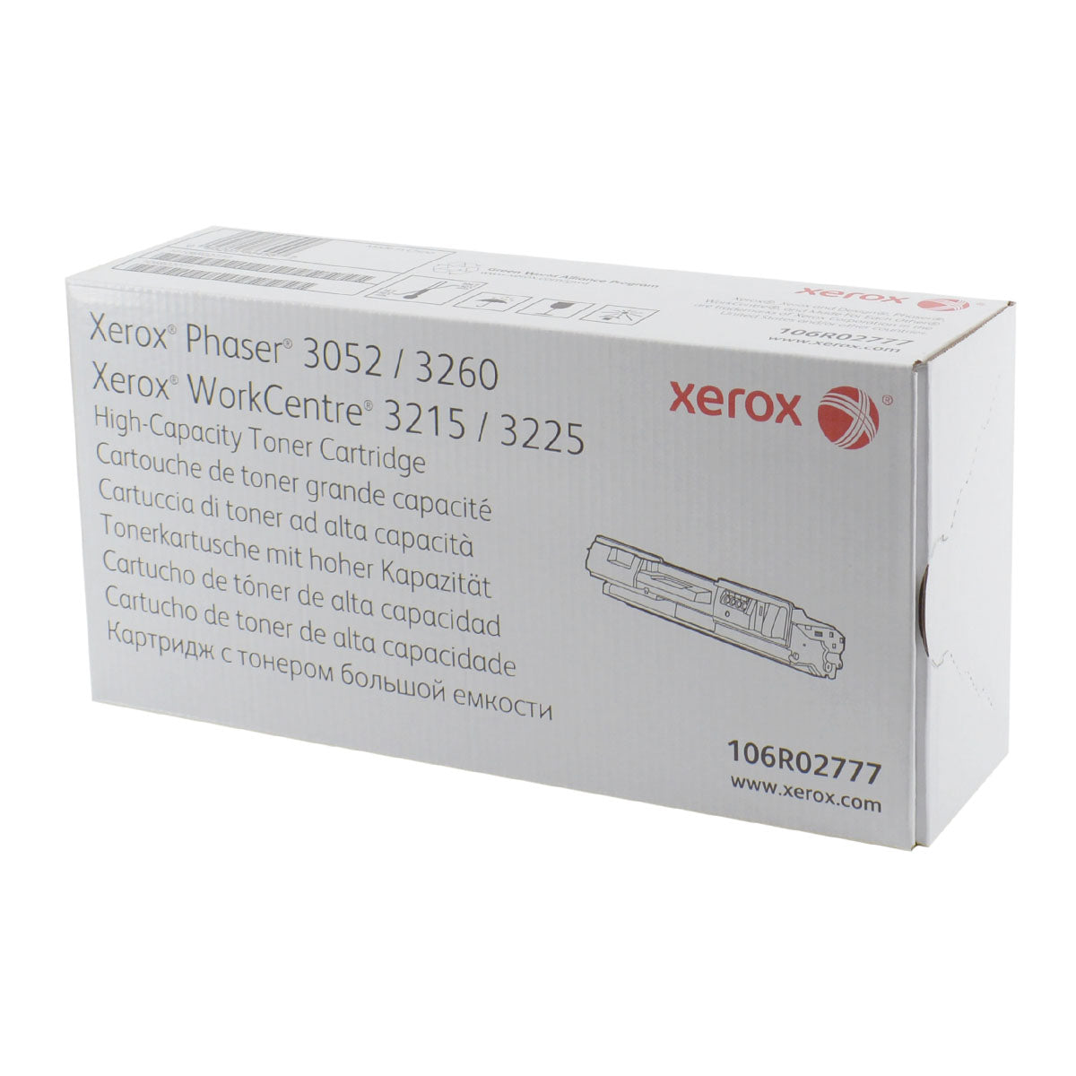 Xerox 106R02777 (106R2777) Toner Cartridge, Black 3K Yield