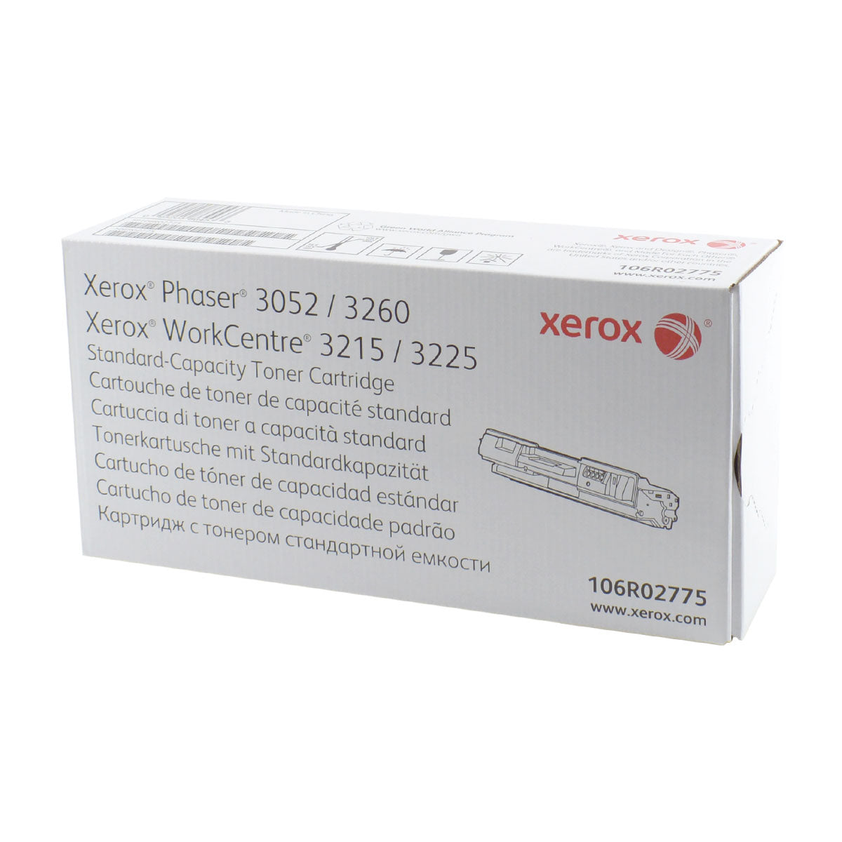 Xerox 106R02775 (106R2775) Toner Cartridge, Black 1.5K Yield