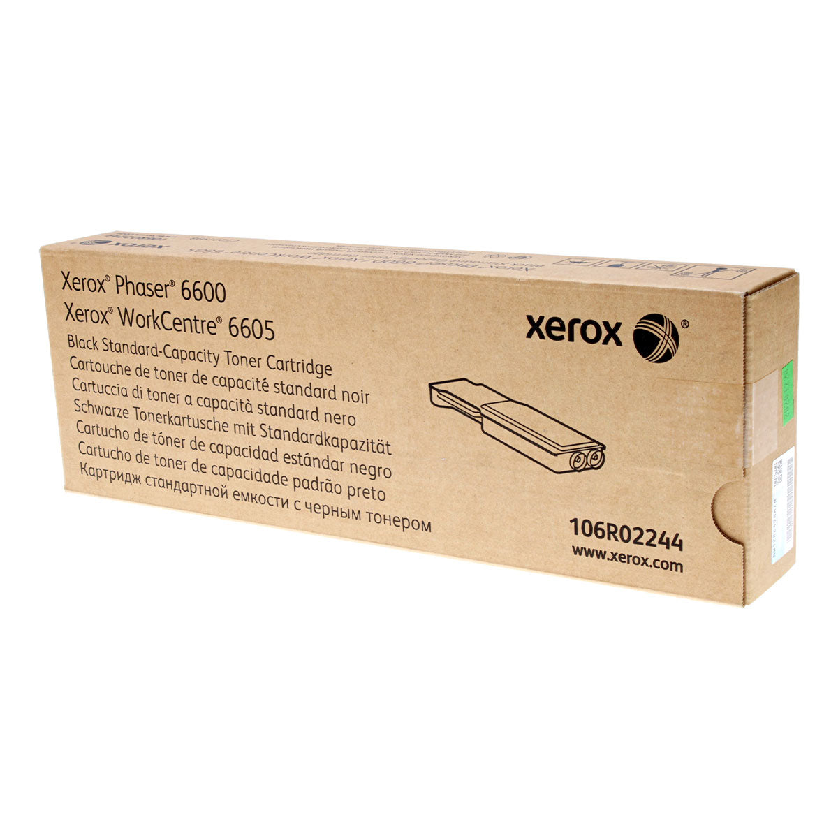 Xerox 106R02244 (106R2244) Toner Cartridge, Black 3K Yield
