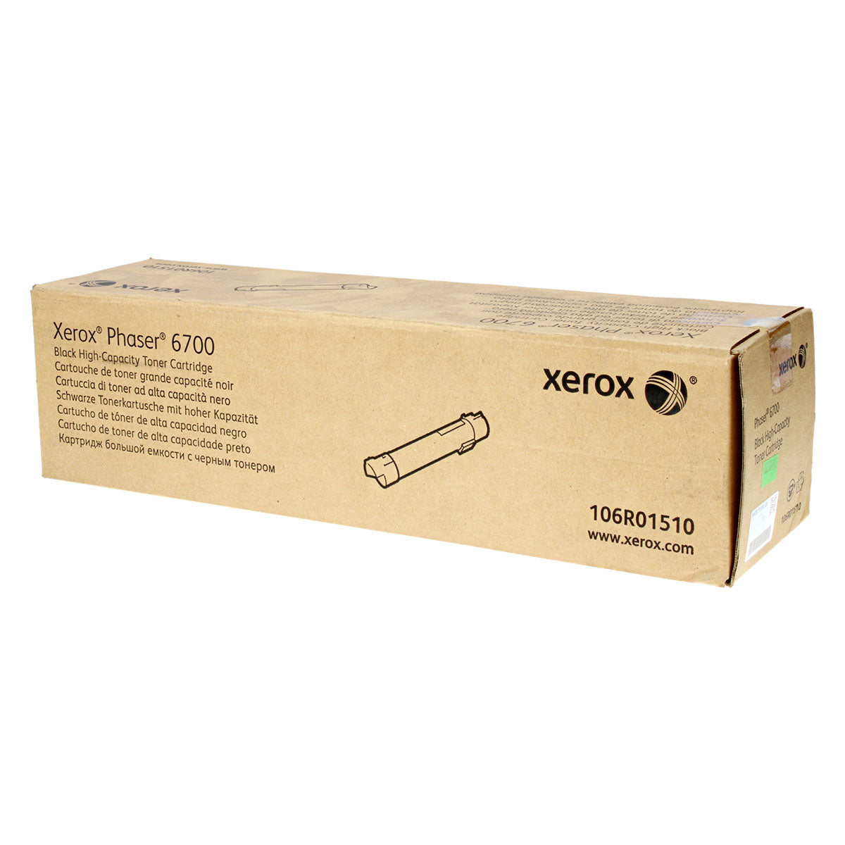 Xerox 106R01510 (106R1510) Toner Cartridge, Black 18K High Yield