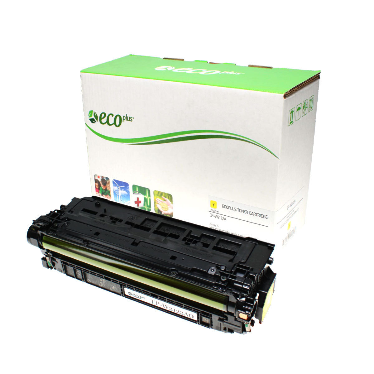HP 212A Remanufactured Toner Cartridge Yellow 4.5K Yield (Used Chip)