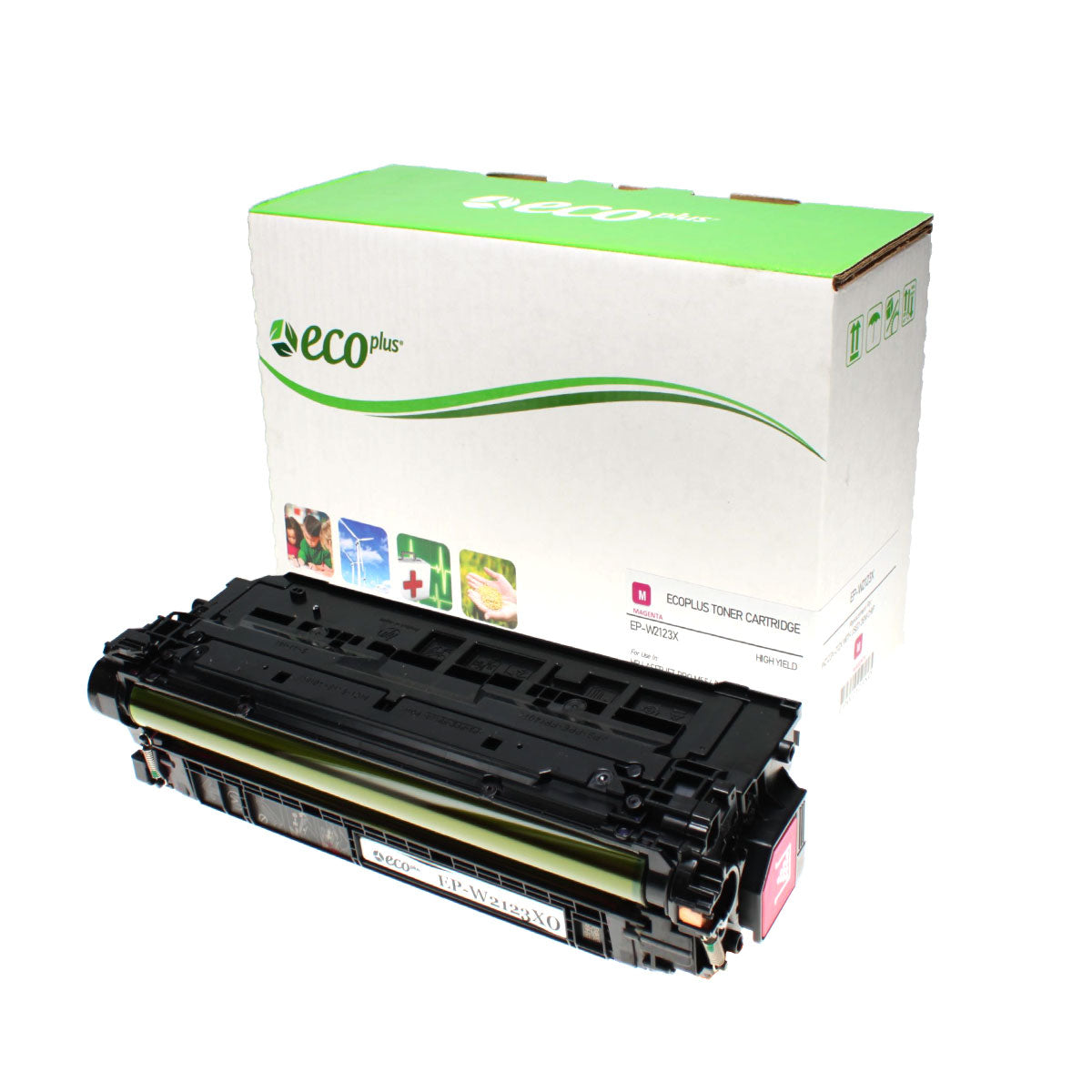 HP 212X Remanufactured Toner Cartridge Magenta 10K High Yield (Used Chip)
