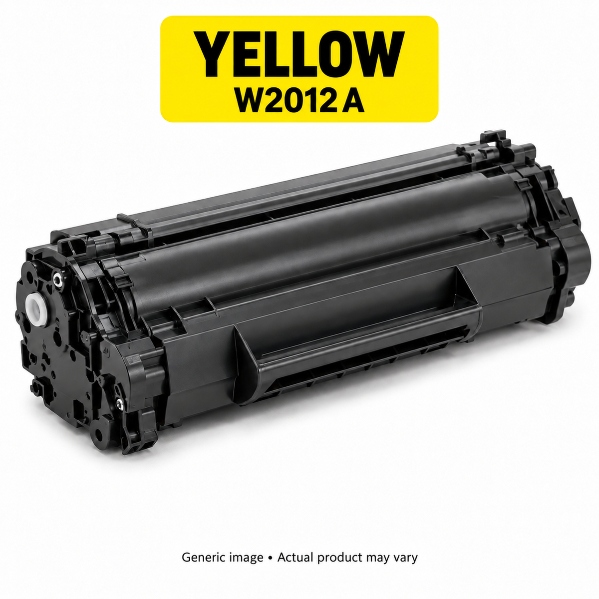 Yellow W2012A remanufactured toner - generic image; actual product may vary