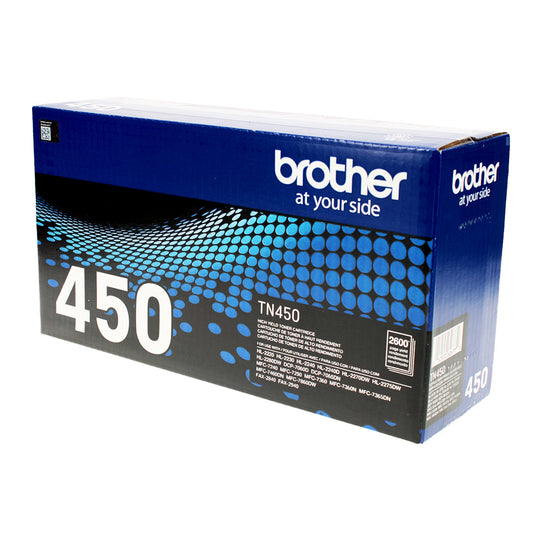 Brother (TN450) Toner Cartridge, Black 2.6K High Yield
