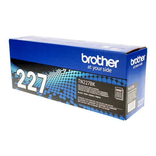 Brother (TN227BK) Toner Cartridge, Black 3K High Yield