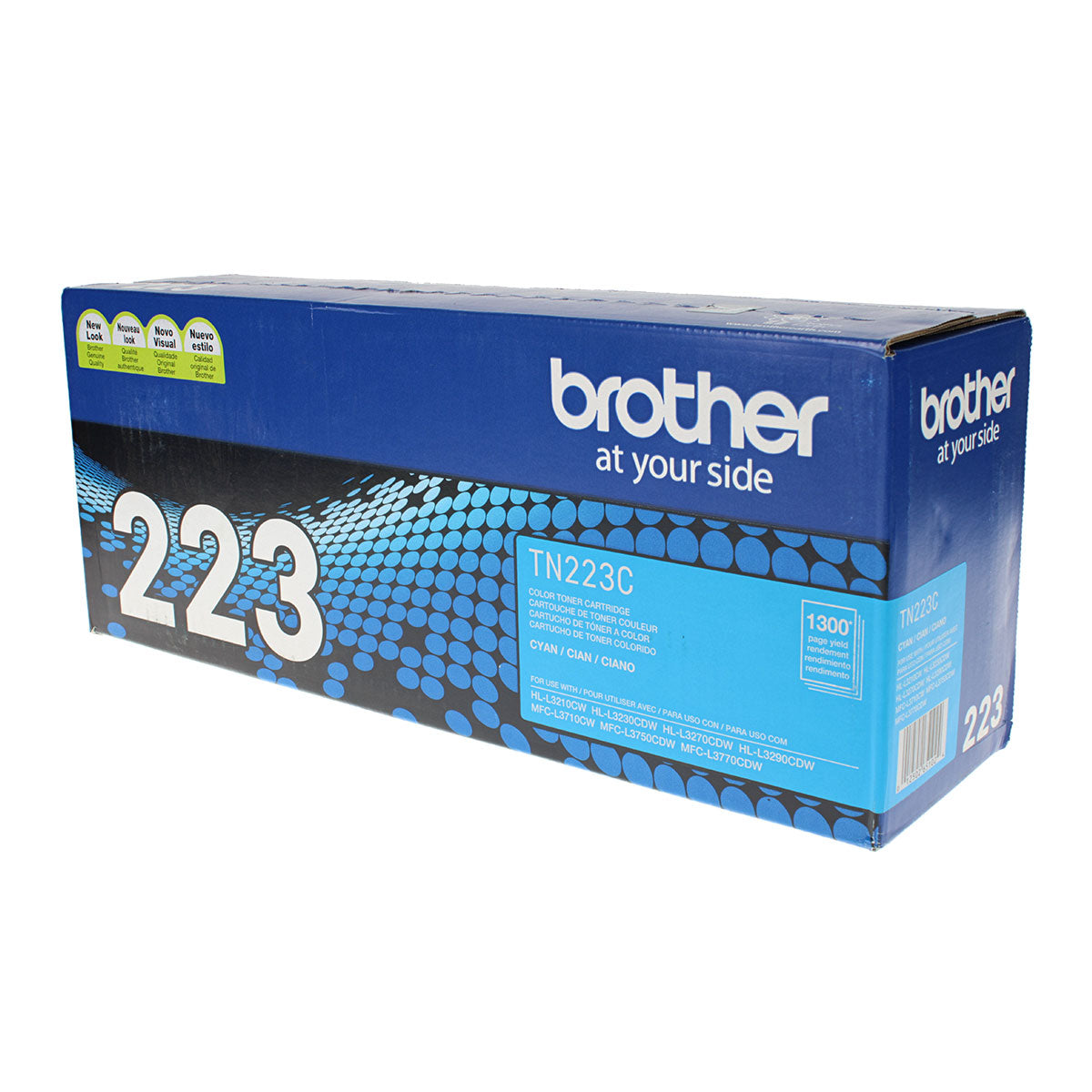 Brother (TN223C) Toner Cartridge, Cyan 1.3K Yield