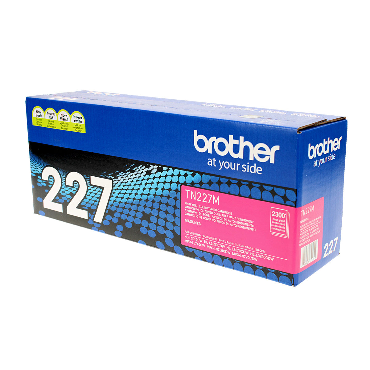 Brother (TN227M) Toner Cartridge, Magenta 2.3K High Yield