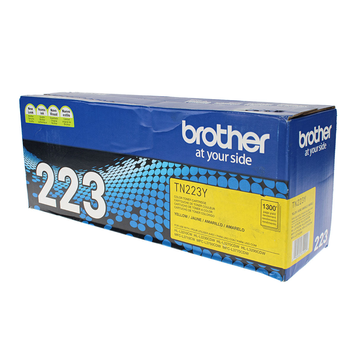 Brother (TN223Y) Toner Cartridge, Yellow 1.3K Yield