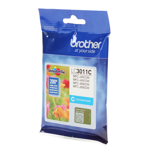 Brother (LC3011C) Inkjet, Cyan 200 Yield