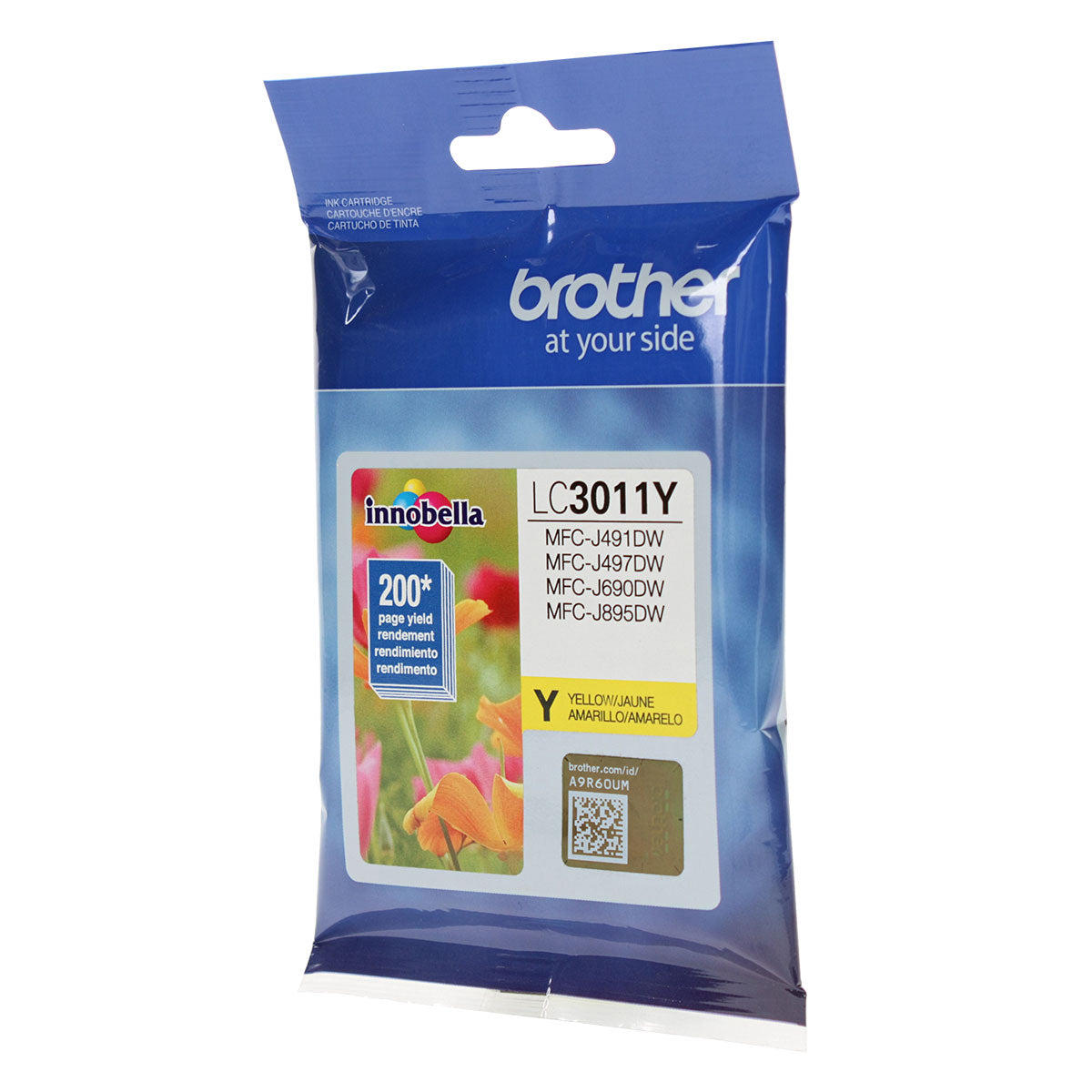 Brother (LC3011Y) Inkjet, Yellow 200 Yield