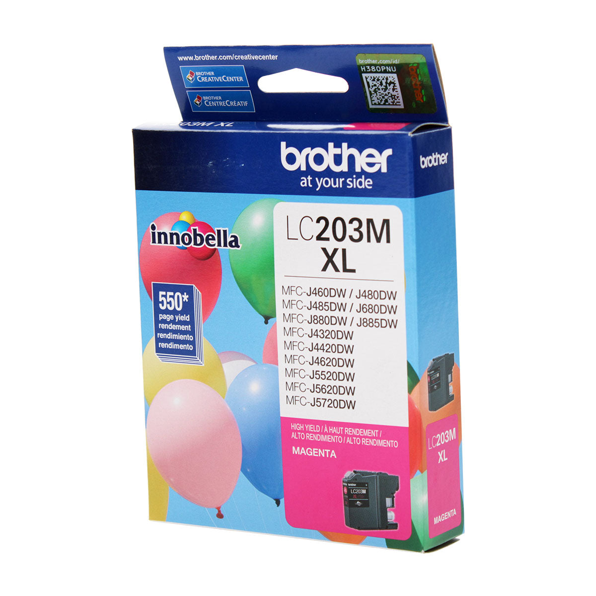 Brother (LC203M) Inkjet, Magenta 550 High Yield