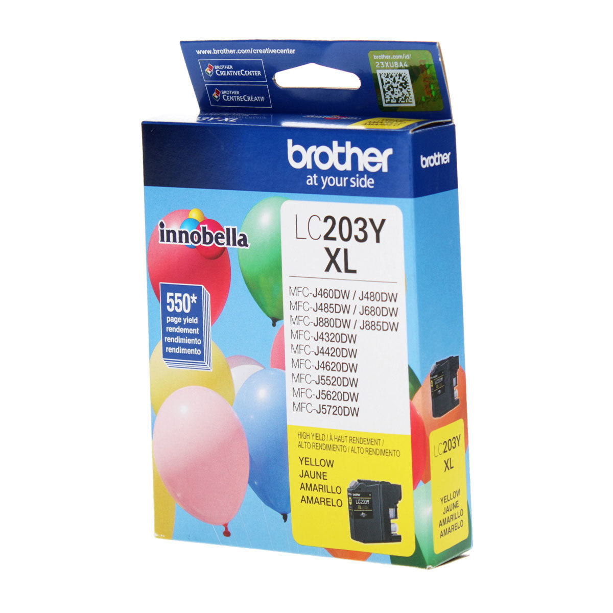 Brother (LC203Y) Inkjet, Yellow 550 High Yield