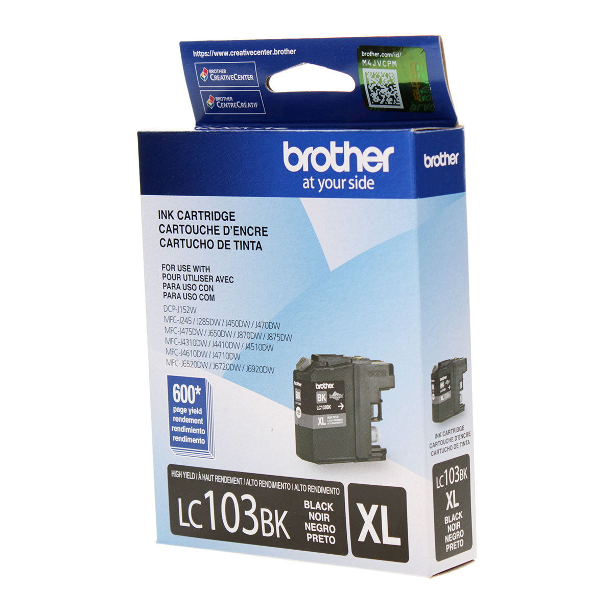 Brother (LC103BK) Inkjet, Black 600 High Yield