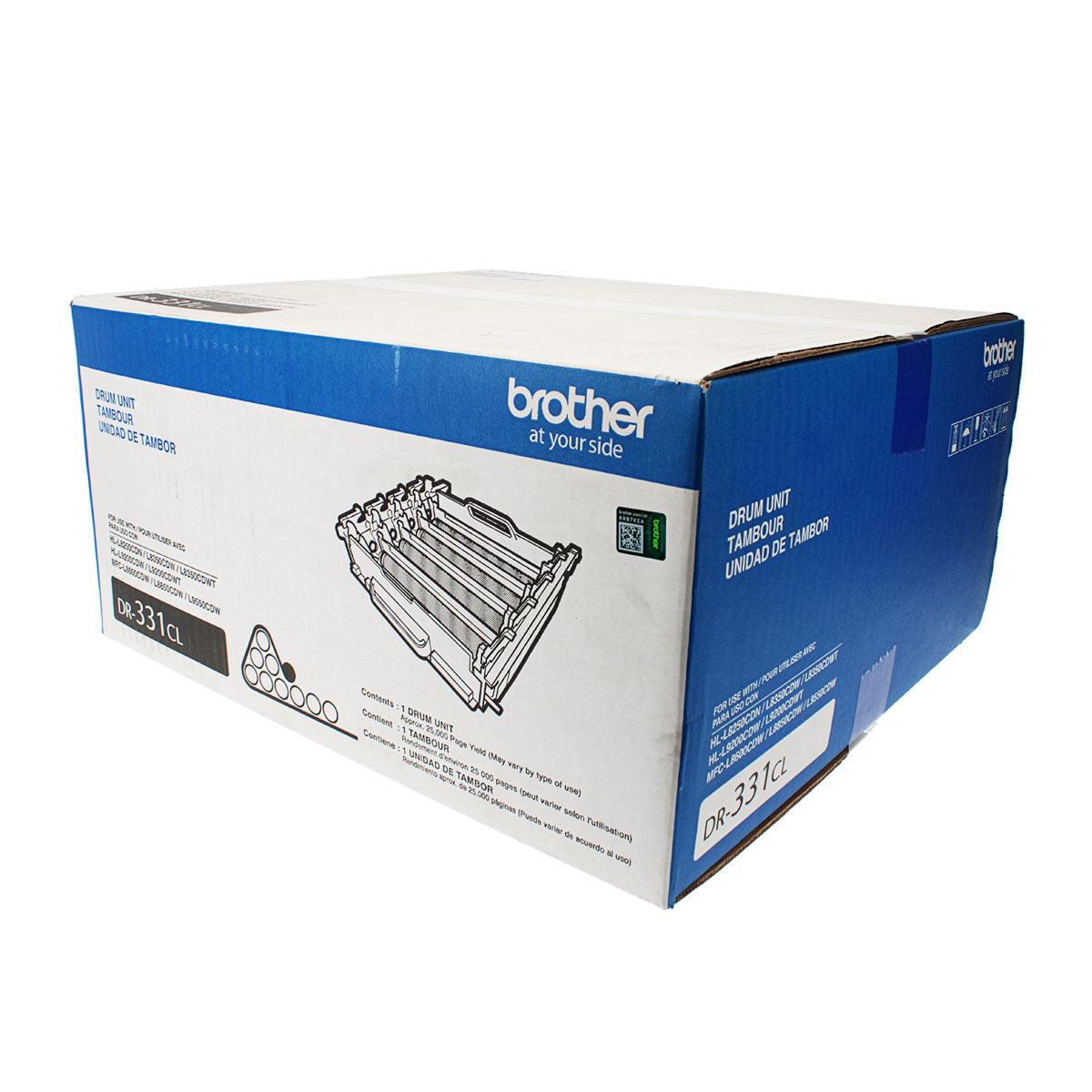 Brother (DR331CL) Drum Unit, Black 25K Yield, Color