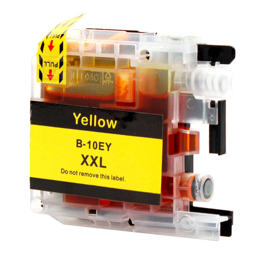 Brother LC10EY Remanufactured Toner Cartridge Yellow 1200 Super High Yield