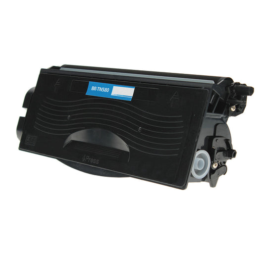 Brother TN580 Remanufactured Toner Cartridge Black 10K High Yield Jumbo
