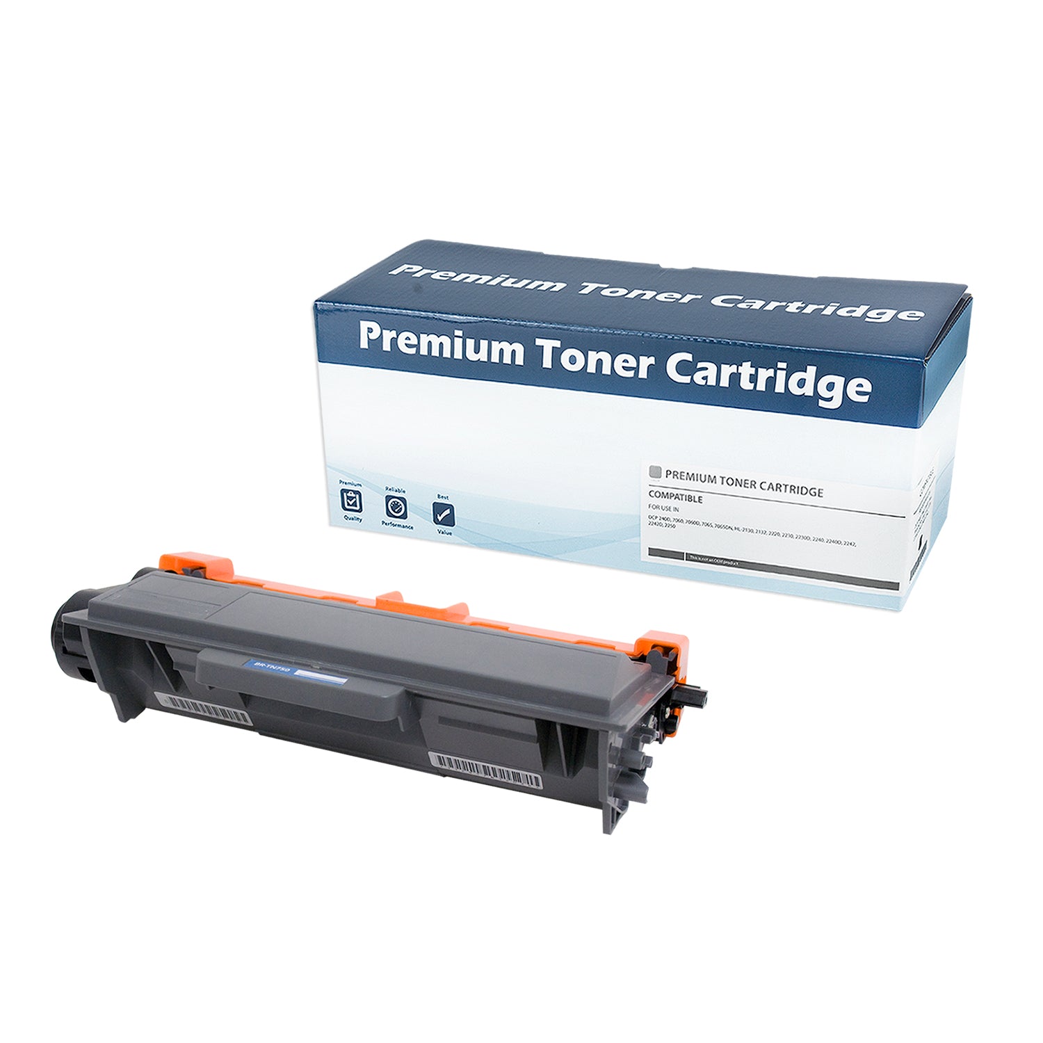 Toner-Dog TN750 OEM Black High Yield Toner Cartridge – 8,000 Pages
