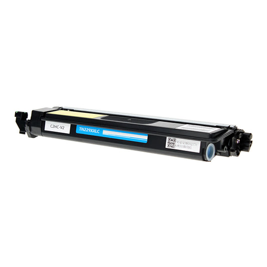 Brother TN229XXLC Remanufactured Toner Cartridge Cyan 4K Super High Yield