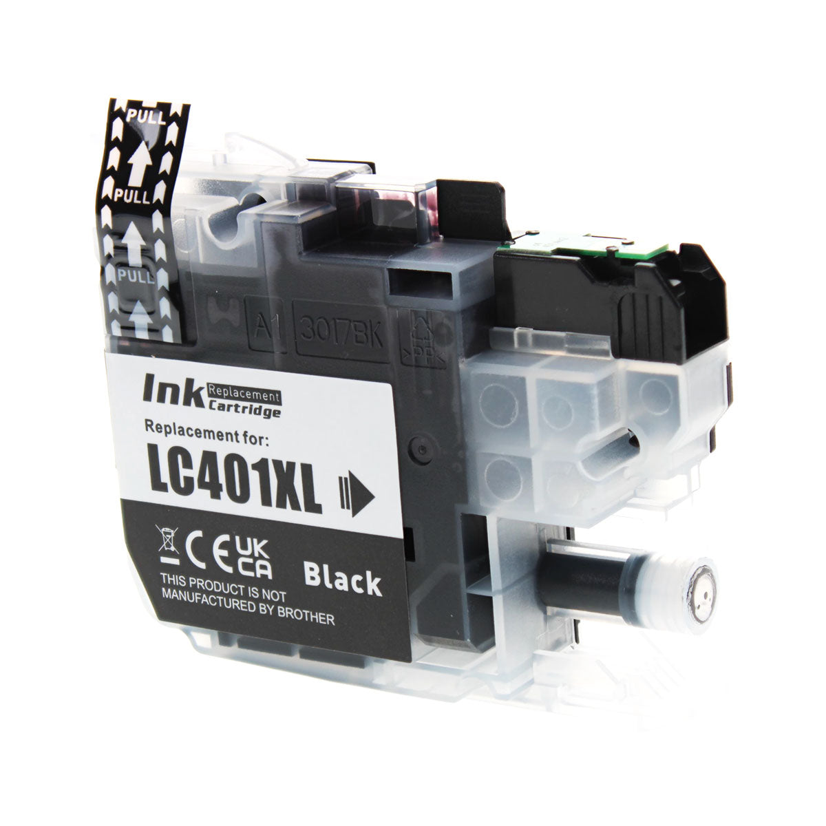 Brother LC401XLBK Remanufactured Toner Cartridge Black 500 High Yield