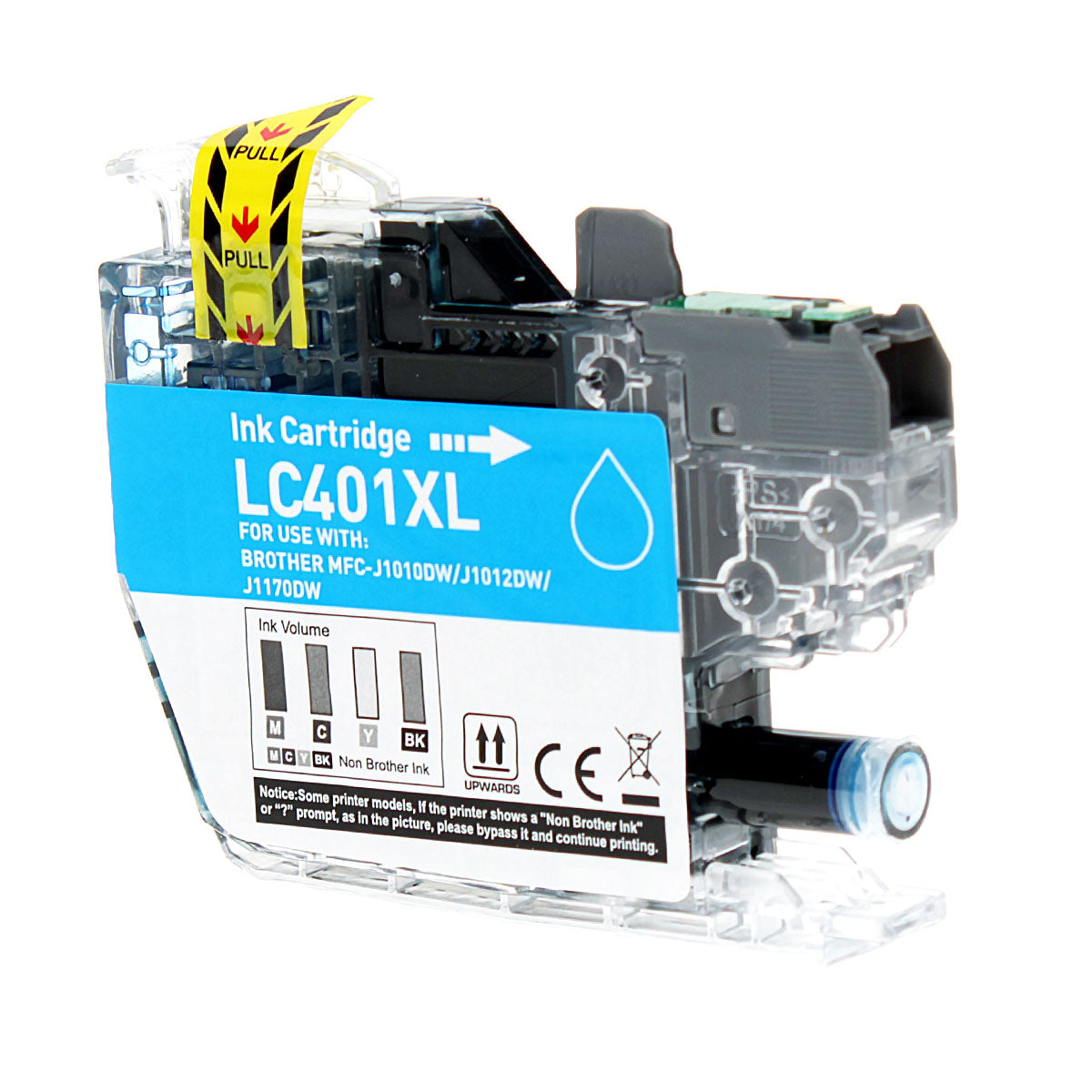 Brother LC401XLC Remanufactured Toner Cartridge Cyan 500 High Yield