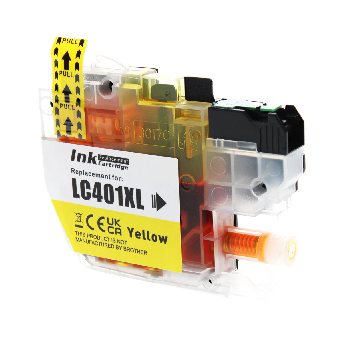 Brother LC401XLY Remanufactured Toner Cartridge Yellow 500 High Yield