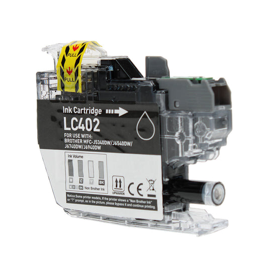 Brother LC402BK Remanufactured Toner Cartridge Black 550 Standard Yield