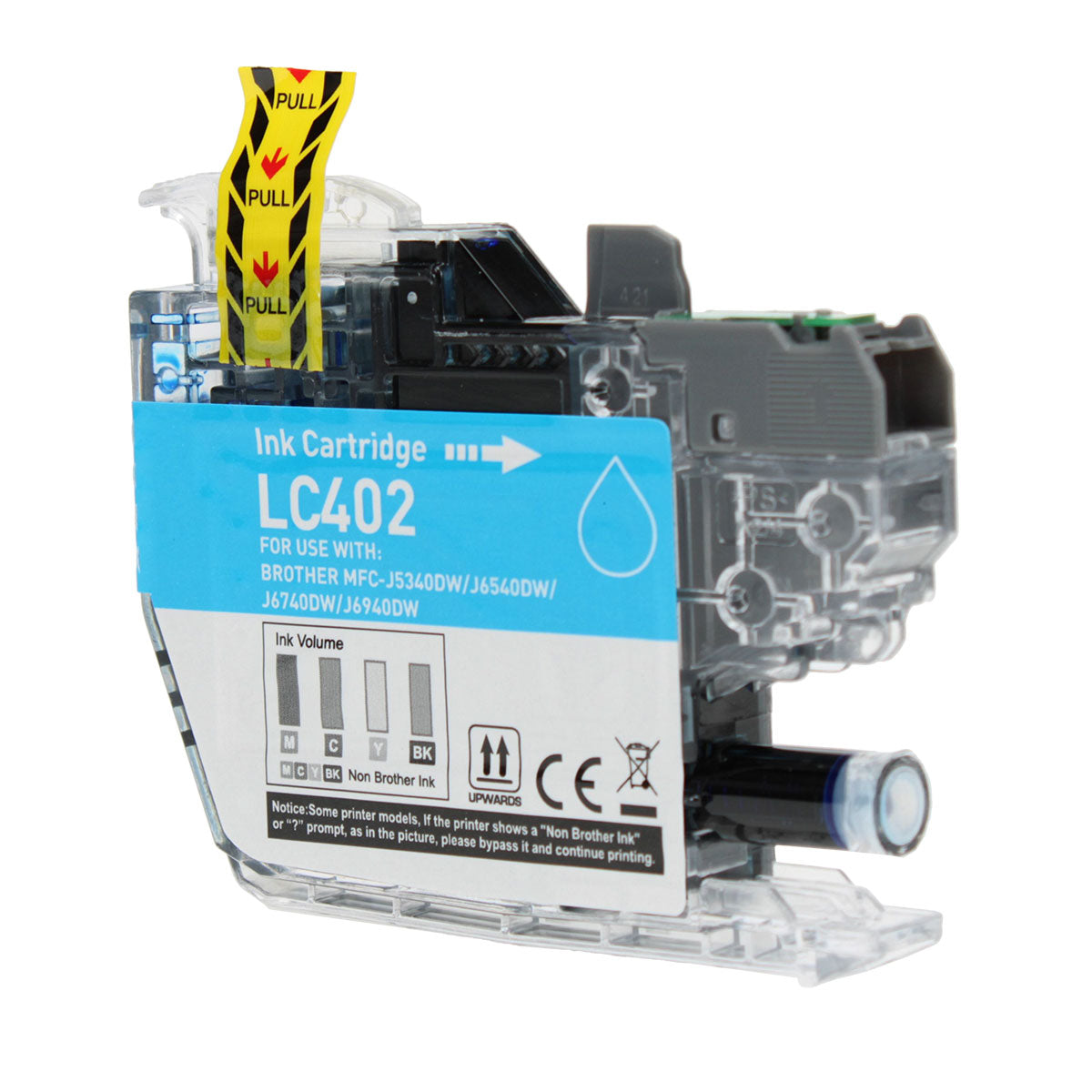 Brother LC402C Remanufactured Toner Cartridge Cyan 550 Standard Yield