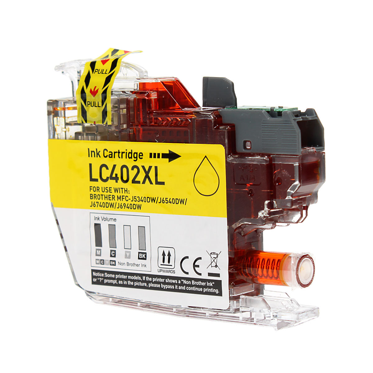 Brother LC402XLY Remanufactured Toner Cartridge Yellow 1500 High Yield