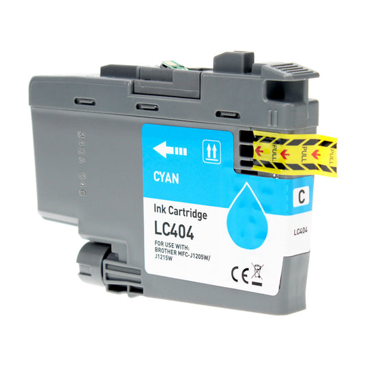 Brother LC404C Remanufactured Toner Cartridge Cyan 750 Standard Yield